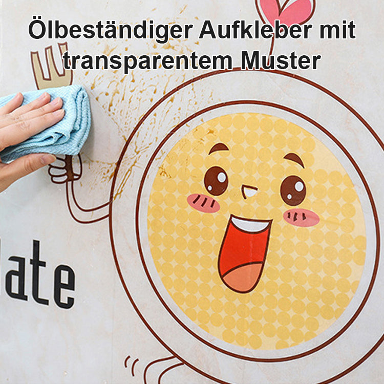 Hochtemperatur fettdichter Aufkleber wasser- und fettdicht