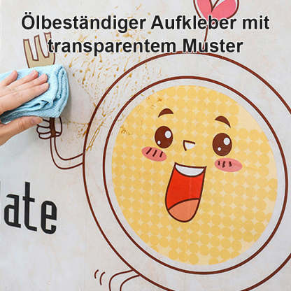 Hochtemperatur fettdichter Aufkleber wasser- und fettdicht