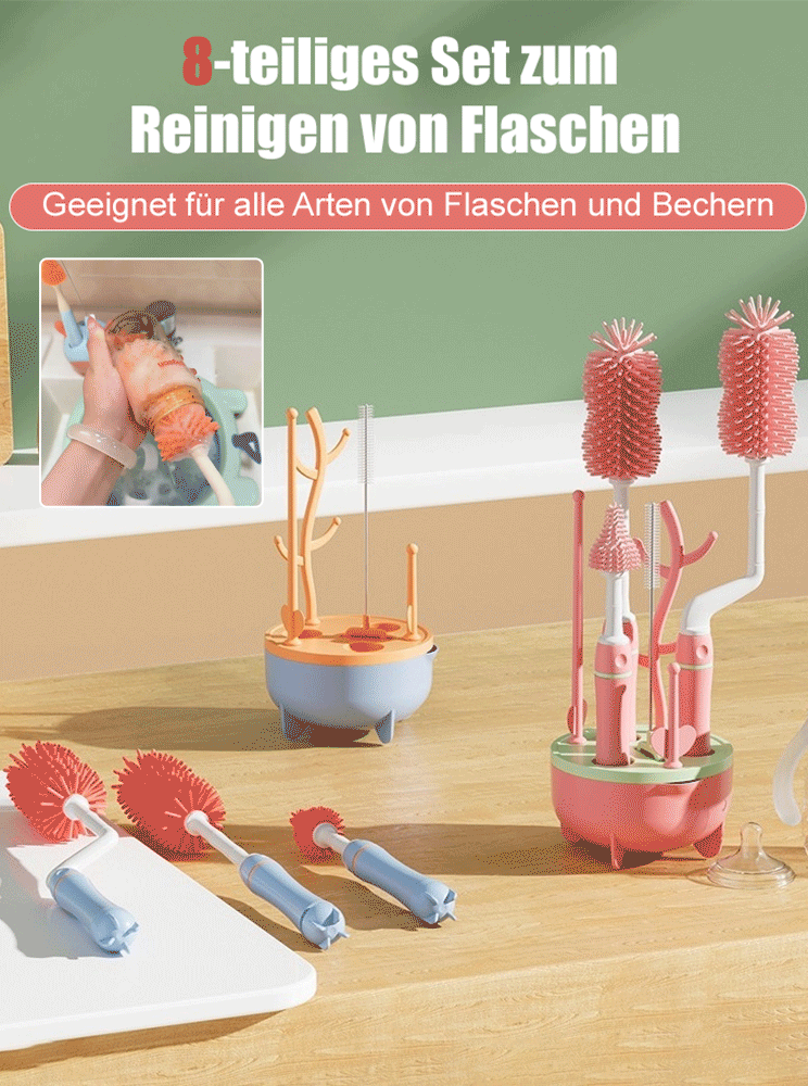 Baby spezifische rotierende Flasche Bürstenset
