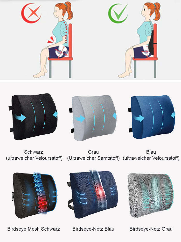 Lendenwirbelsäule Schaumstoff Büro ergonomischen Stuhl Kissen