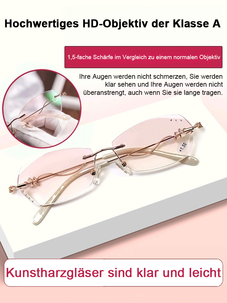 Lesebrille ohne Rahmen