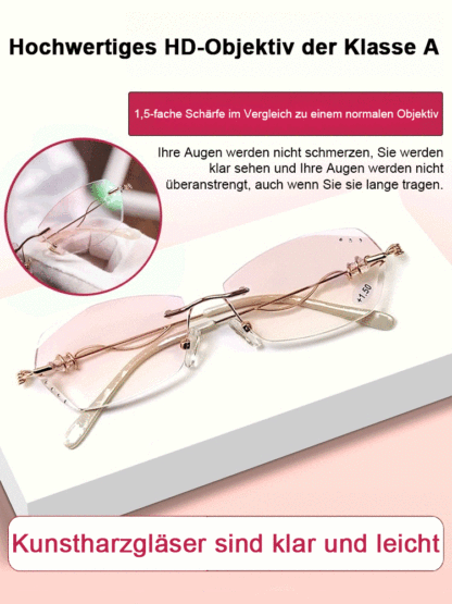Lesebrille ohne Rahmen