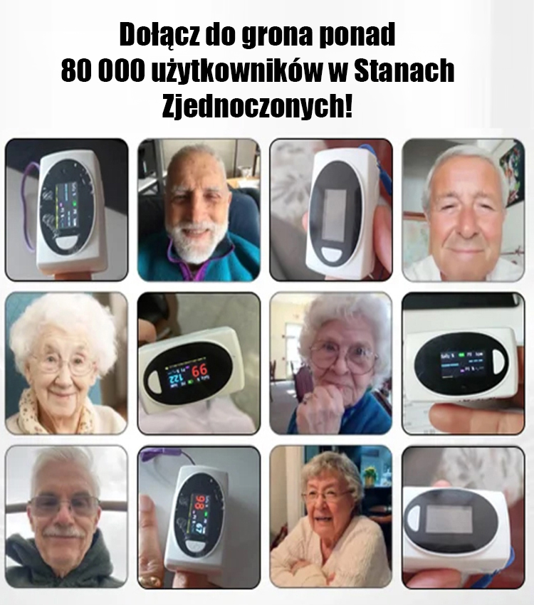 Zaawansowany pulsoksymetr z dokładnością 99%.