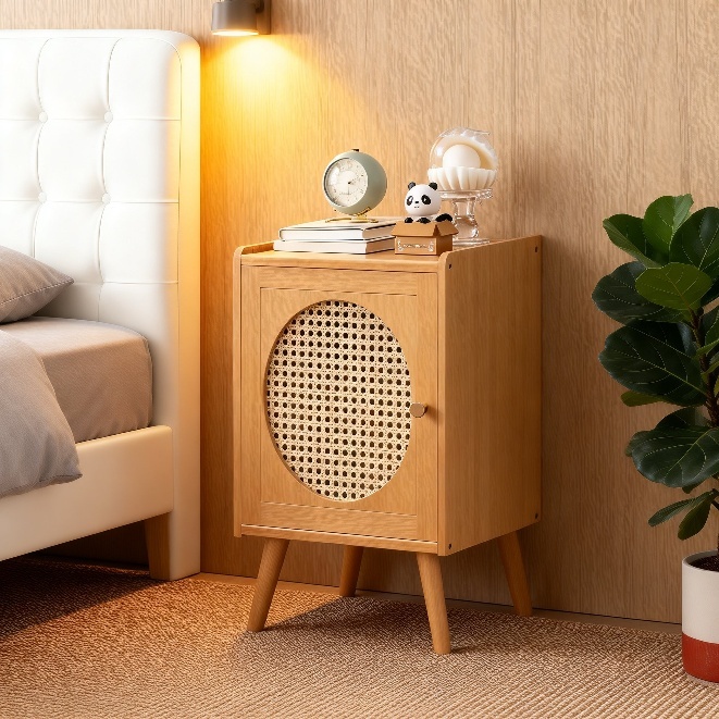 Bedside table rack small cabinet simple modern storage cabinet home bedroom rental room simple child