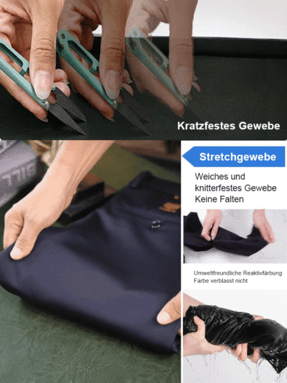 Anzughose mit gesticktem Tigerkopf