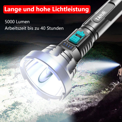 Wiederaufladbare LED-Taschenlampe
