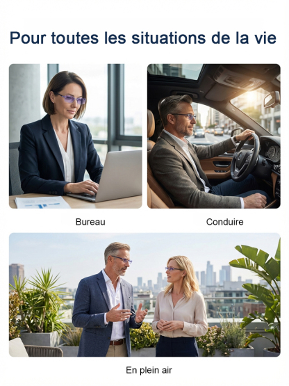 [La vision revient à 20 ans] lunettes de lecture hd smart comfort