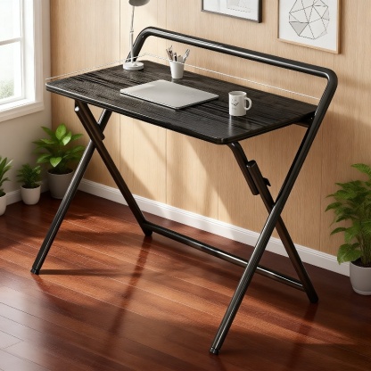 Kleiner Klapptisch Computer-Schreibtisch für Studentenwohnheim und Zuhause am Bett