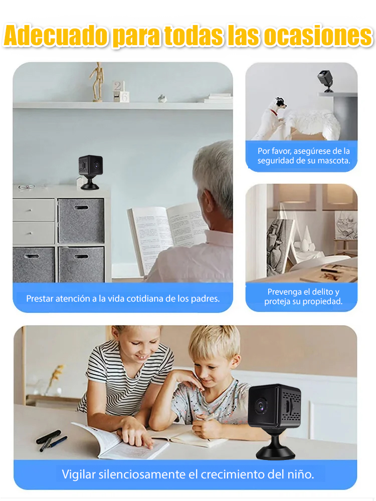 Cámara de Vigilancia Inteligente con Batería de 5 Años: Instálala Donde Quieras sin Taladros