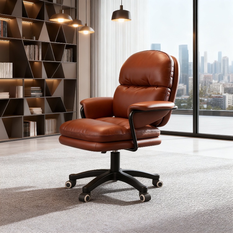 Ergonomischer Computerstuhl, Bürostuhl, Chefstuhl, Heim- und Arbeitszimmerstuhl