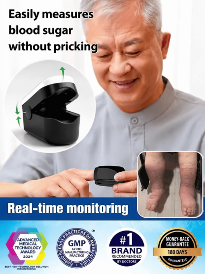 Finger-Clip Pulse Oximeter Heart Rate Monitoring