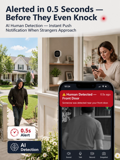 [Smart Intercom] Wireless Infrared Security Camera
