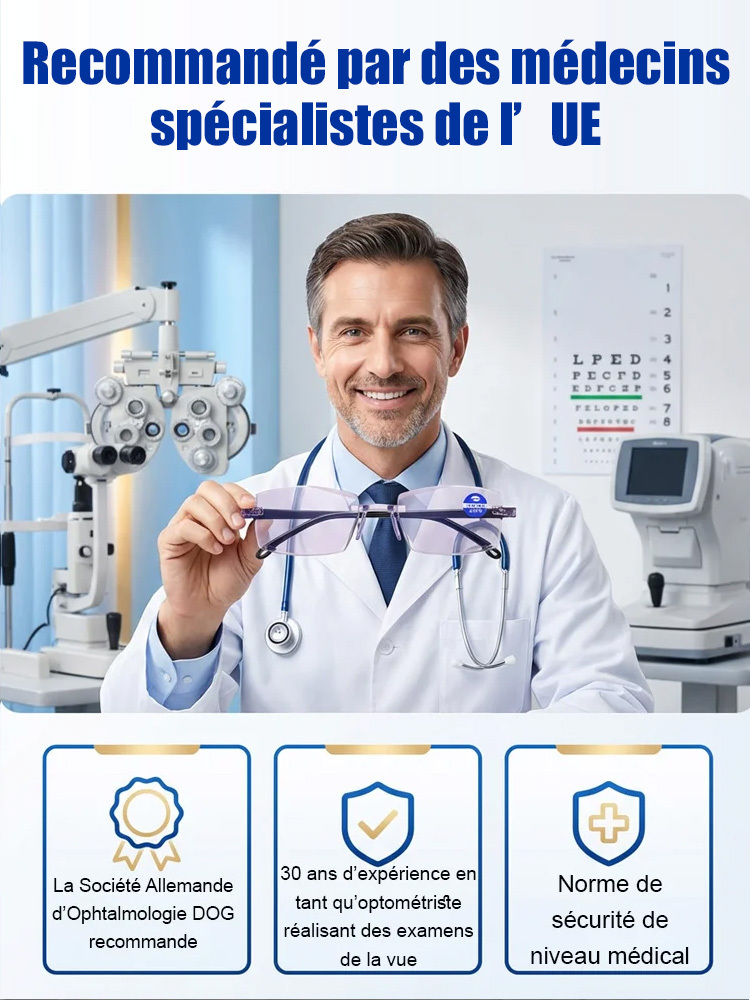 [La vision revient à 20 ans] lunettes de lecture hd smart comfort