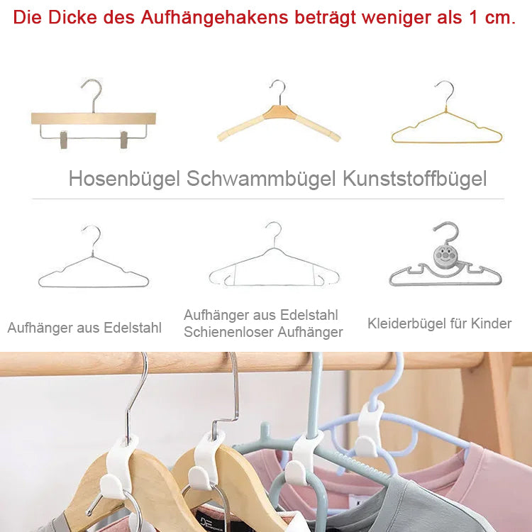 Stapelbare Verbindungshaken