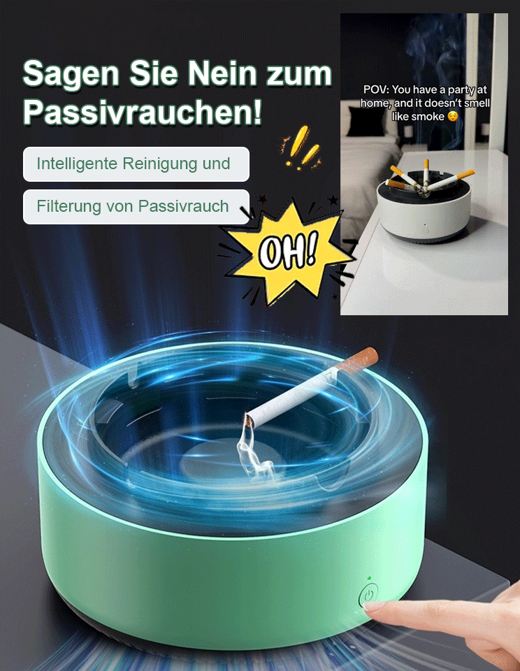 Intelligenter Negativ-Ionen-Aschenbecher-Reiniger