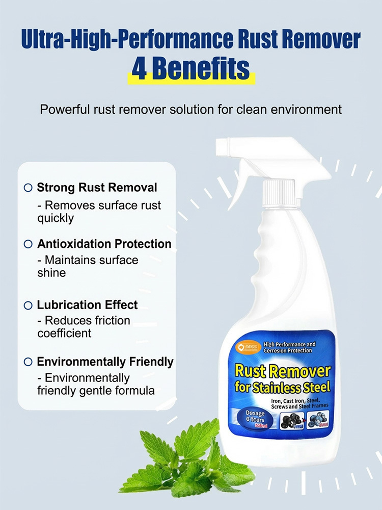 [Fast Rust Removal] Powerful Steel Rust Remover