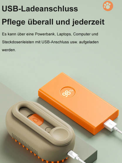 Haustierspray Milbenentfernung Badekamm