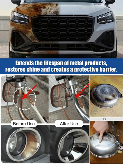 [Fast Rust Removal] Powerful Steel Rust Remover