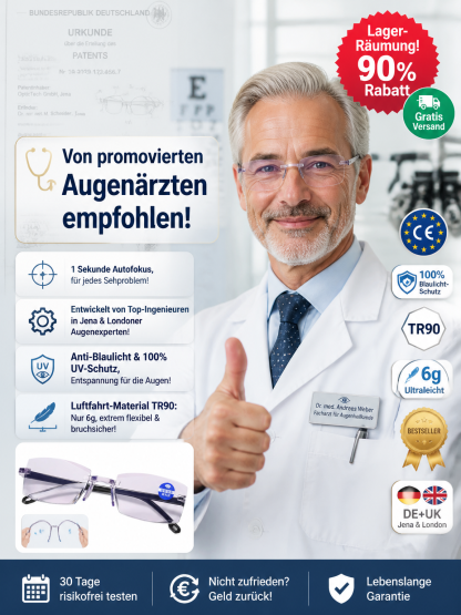 [Vision Returns to 20 Years Old] Smart Zoom Comfort Reading Glasses