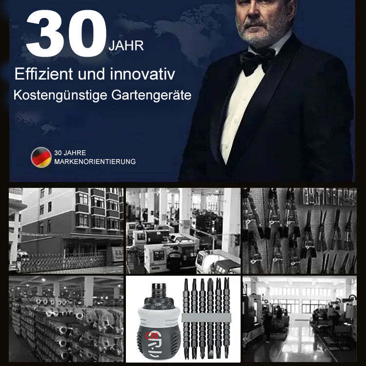 [Made in Germany]Arbeitssparender Ratschenschraubensatz