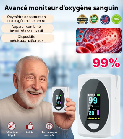 【Précision de 99 %】Oxymètre de pouls avancé