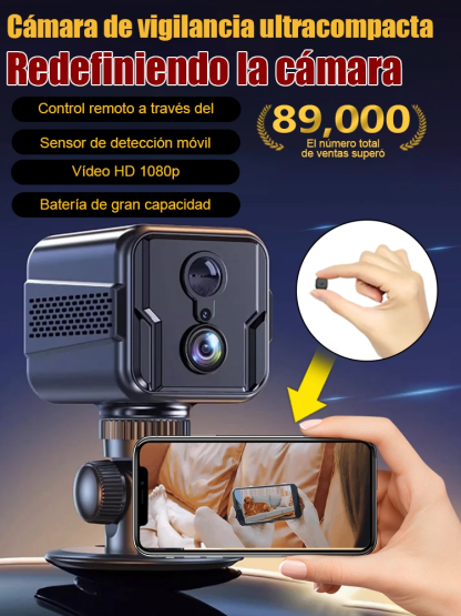 Cámara de Vigilancia Inteligente con Batería de 5 Años: Instálala Donde Quieras sin Taladros