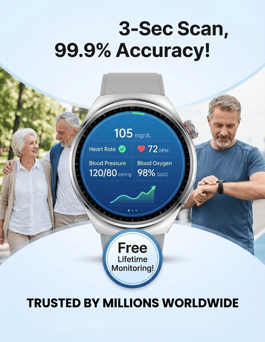【Recommended by MDs!】The Newest Smart Health Watch！US Technology: 10 Years Ahead of China！