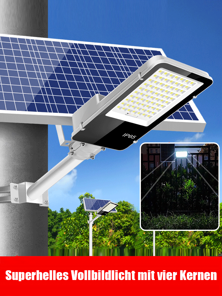 Superhelle wasserdichte Solar-Straßenlampe