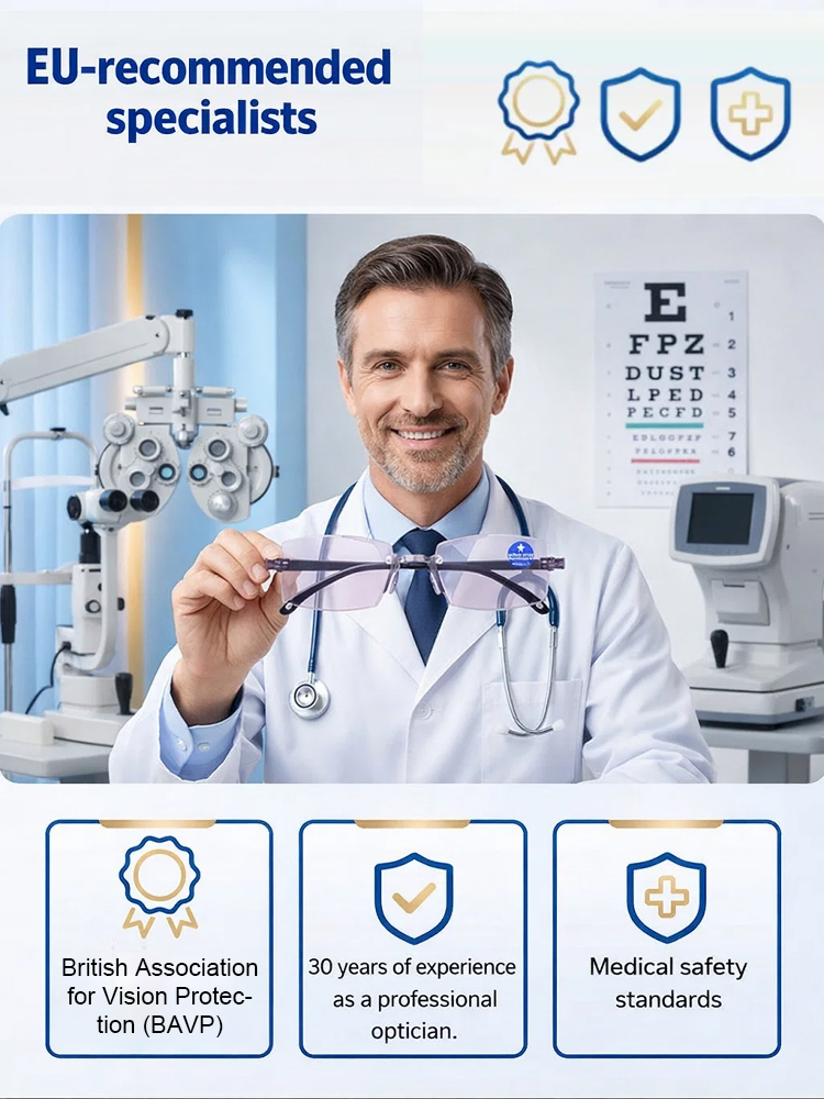 [Vision Returns to 20 Years Old] Smart Zoom Comfort Reading Glasses