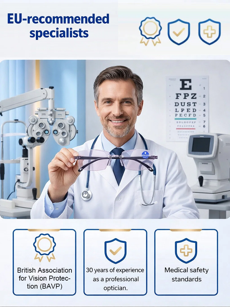 [Vision Returns to 20 Years Old] Smart Zoom Comfort Reading Glasses