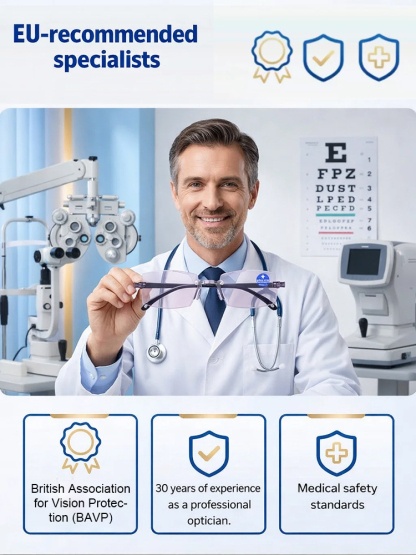 [Vision Returns to 20 Years Old] Smart Zoom Comfort Reading Glasses