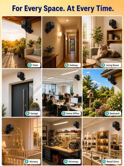 [Dual-Band Wi-Fi] Infrared Security Camera