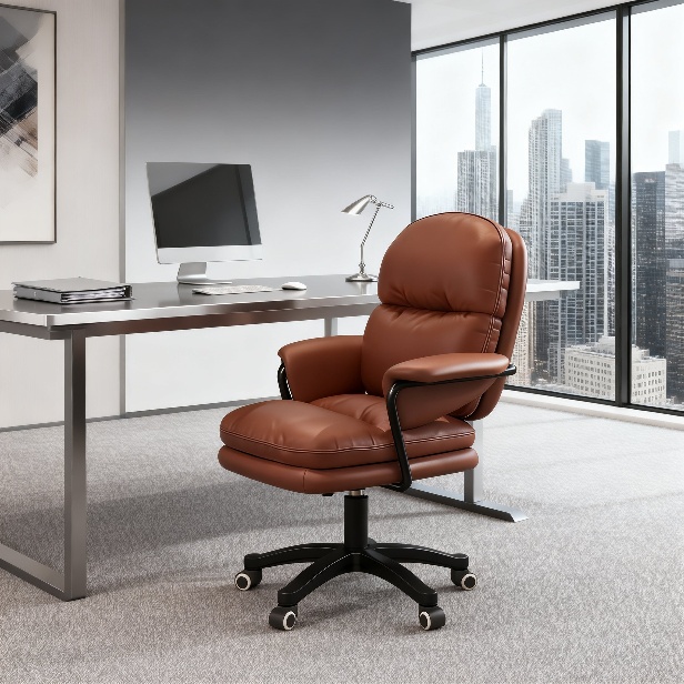 Ergonomischer Computerstuhl, Bürostuhl, Chefstuhl, Heim- und Arbeitszimmerstuhl