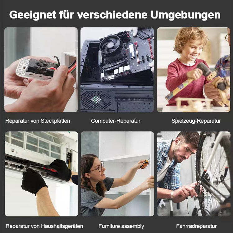[Made in Germany]Arbeitssparender Ratschenschraubensatz