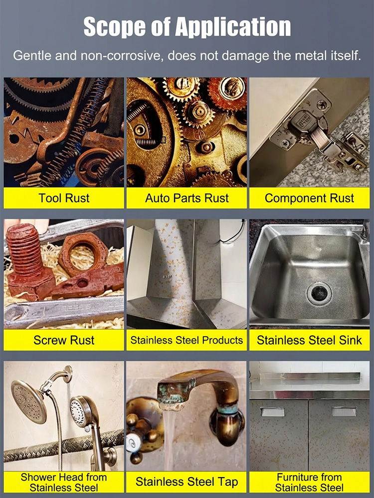 [Fast Rust Removal] Powerful Steel Rust Remover