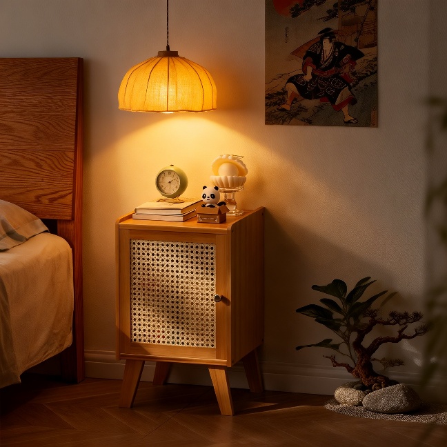 Bedside table rack small cabinet simple modern storage cabinet home bedroom rental room simple child