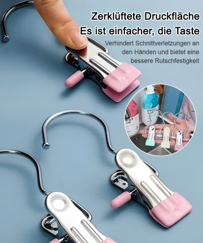 Edelstahl-Kleiderhaken-Clip