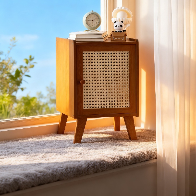 Bedside table rack small cabinet simple modern storage cabinet home bedroom rental room simple child