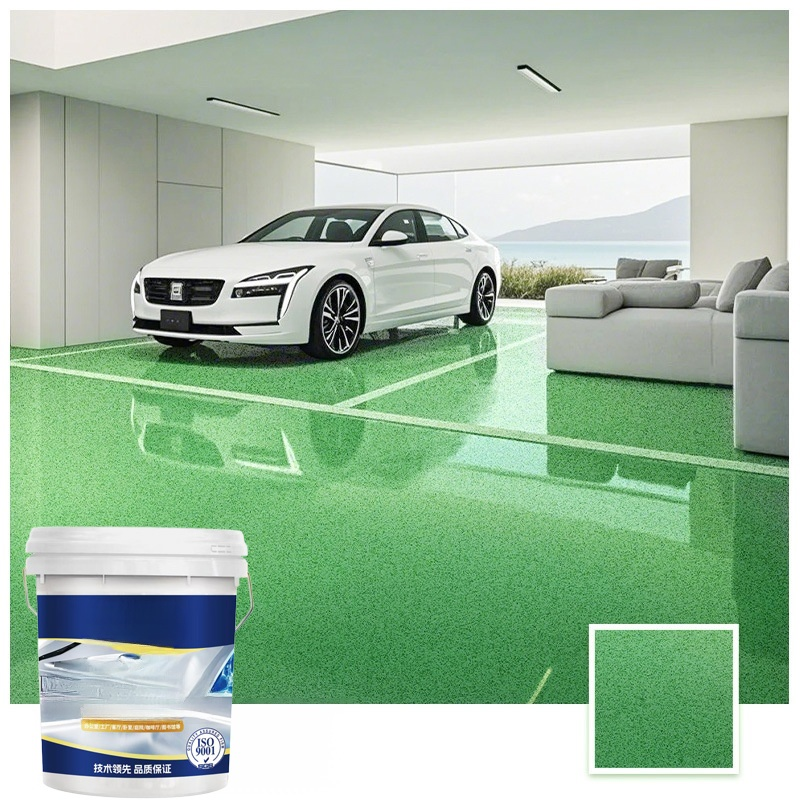 Peinture pour sol imitation marbre, couleur sable époxy