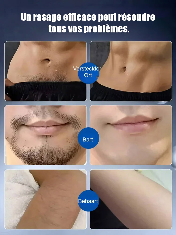 【Soldes à moitié prix】Rasoir électrique portable à double tête