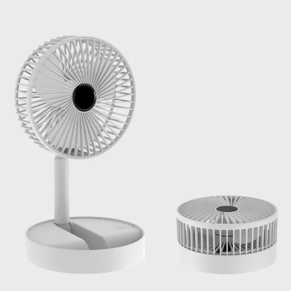 Ventilateur de table télescopique pliable avec chargeur USB (remise de dernière heure)