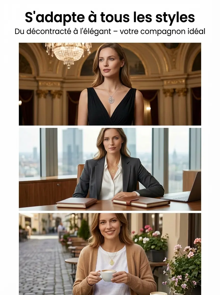 Collier « Trèfle à quatre feuilles »