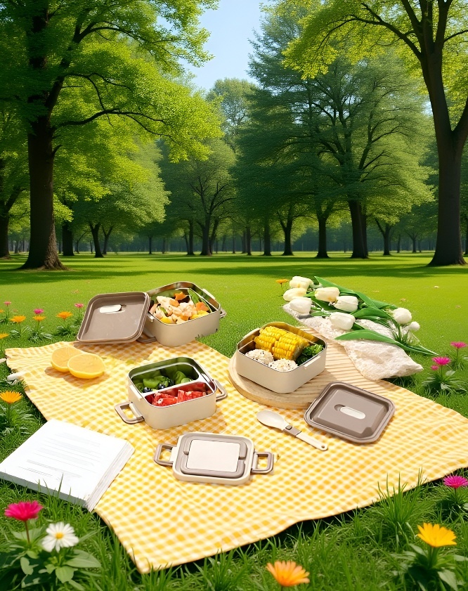 Przenośny pojemnik na lunch dla uczniów