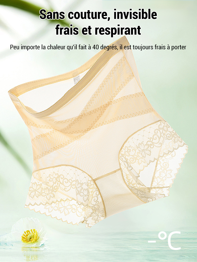 【Recommandée par les gynécologues】Culotte gainante antibactérienne 7A