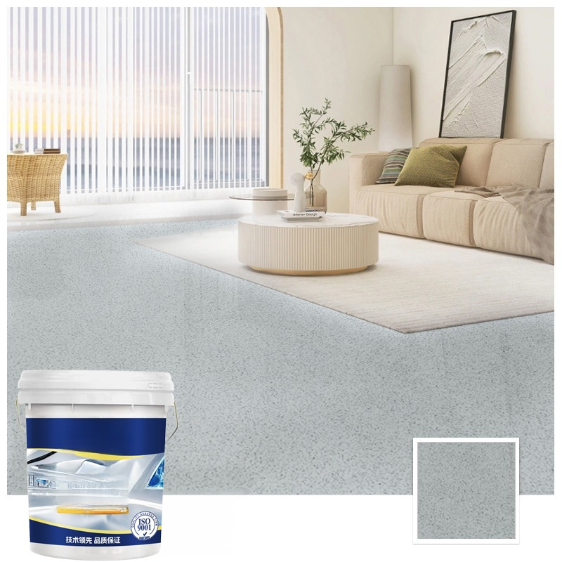 Peinture pour sol imitation marbre, couleur sable époxy