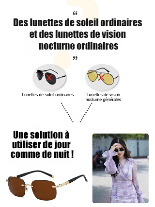 Lunettes de soleil polarisées haute définition pour pilote