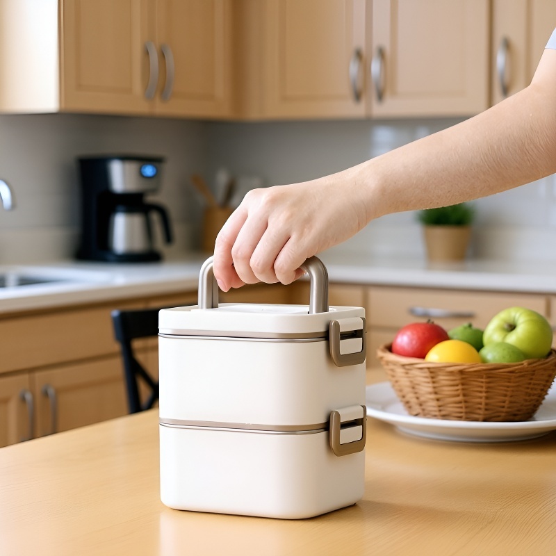 Lunch box utrzymujący temperaturę posiłku