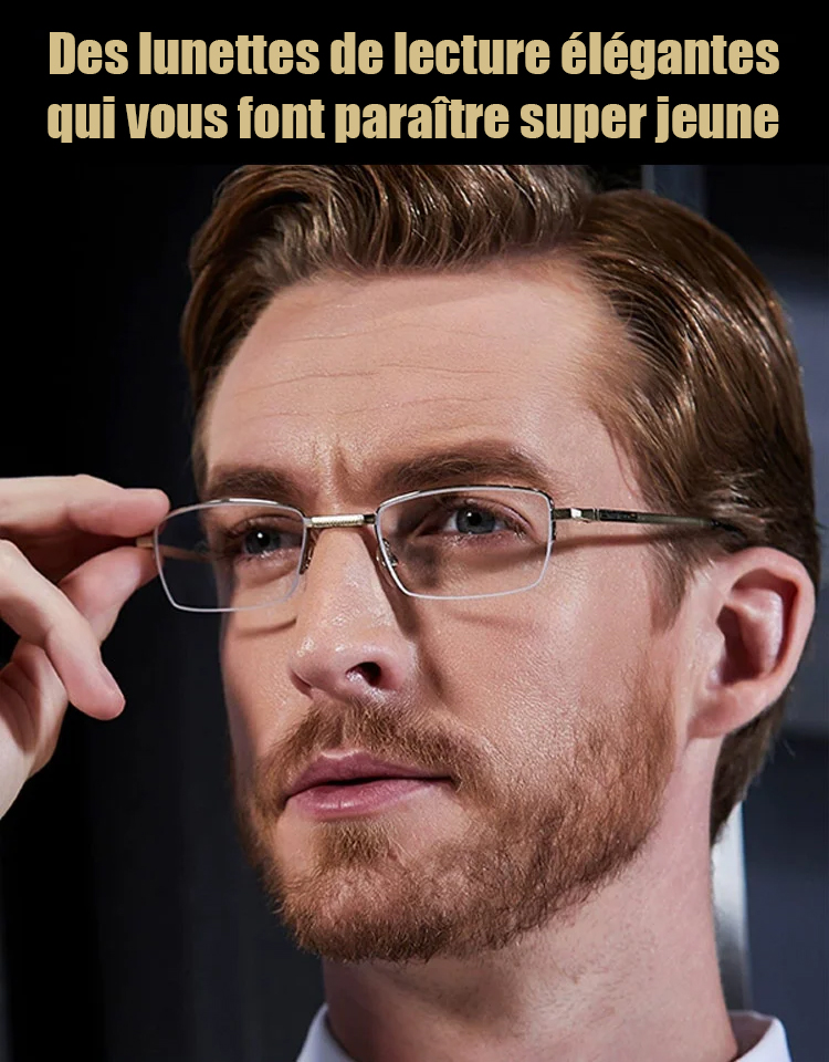 Lunettes de lecture pliables anti-lumière bleue（Autofocus IA）