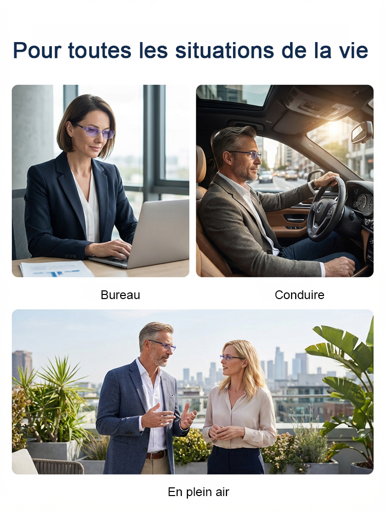 [La vision revient à 20 ans] lunettes de lecture hd smart comfort