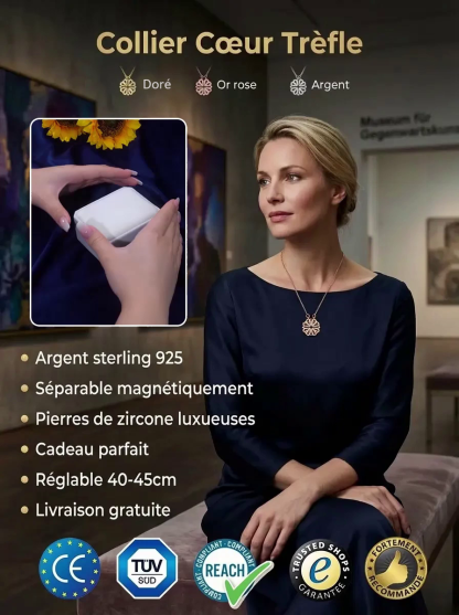 Collier « Trèfle à quatre feuilles »